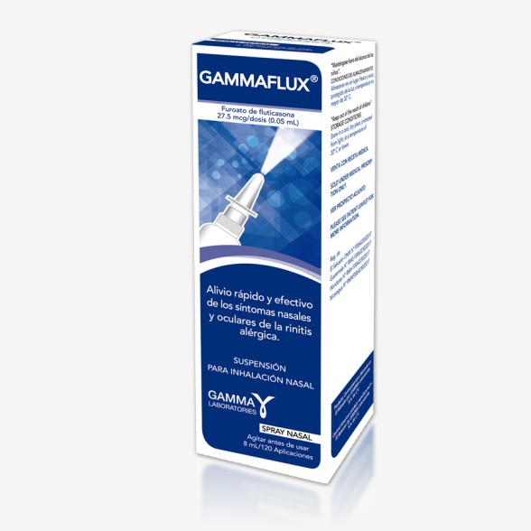 GAMMAFLUX 27.5 MCG/DOSIS (0.05ML) SUSPENSION PARA INHALACION NASAL