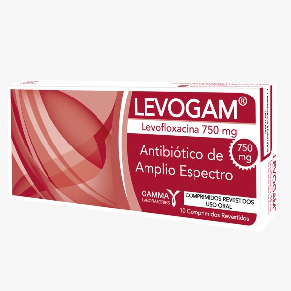 LEVOGAM® (LEVOFLOXACINA 750 MG) COMPRIMIDOS REVESTIDOS